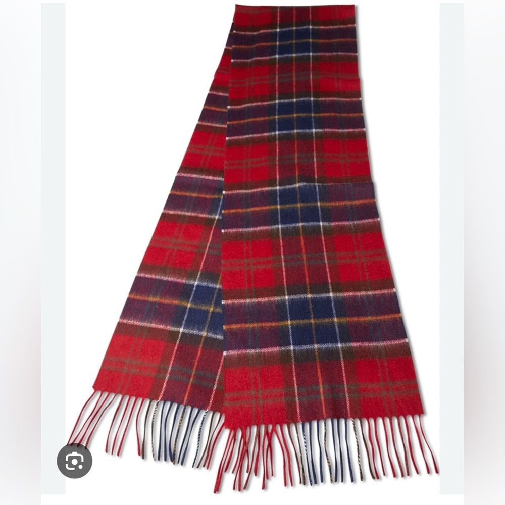 BARBOUR  Wool Cashmere Tartan Scarf - Unisex